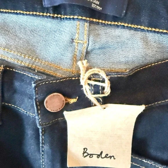 Boden Navy Skinny Jeans Regular Fit - Picture 10 of 10